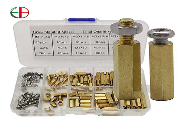 120pcs 180pcs 360pcs M2.5单通双通六角铜柱配螺丝螺母 螺丝组合套装盒装