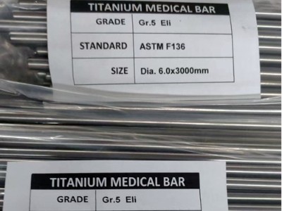 厂家直供 ASTM F136 钛棒 Gr.5 钛医用棒