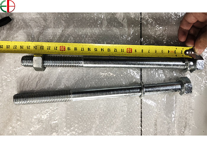 千柏供应M18X260mm 4140 镀锌螺栓带螺母  镀锌防锈 工业建筑通用